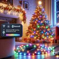 Новорічна Гірлянда RGB з Bluetooth та ІК-Пультом - 10 метрів