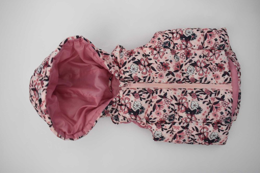 Kamizelka Bezrękawnik Pepco Różowy Kwiaty 74