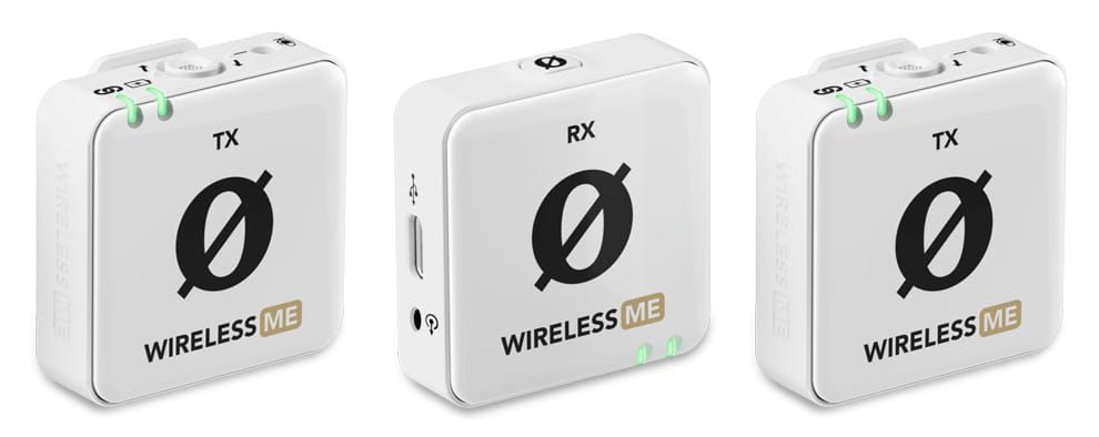 Rode Wireless ME Dual White – miniaturowy system bezprzewodowy