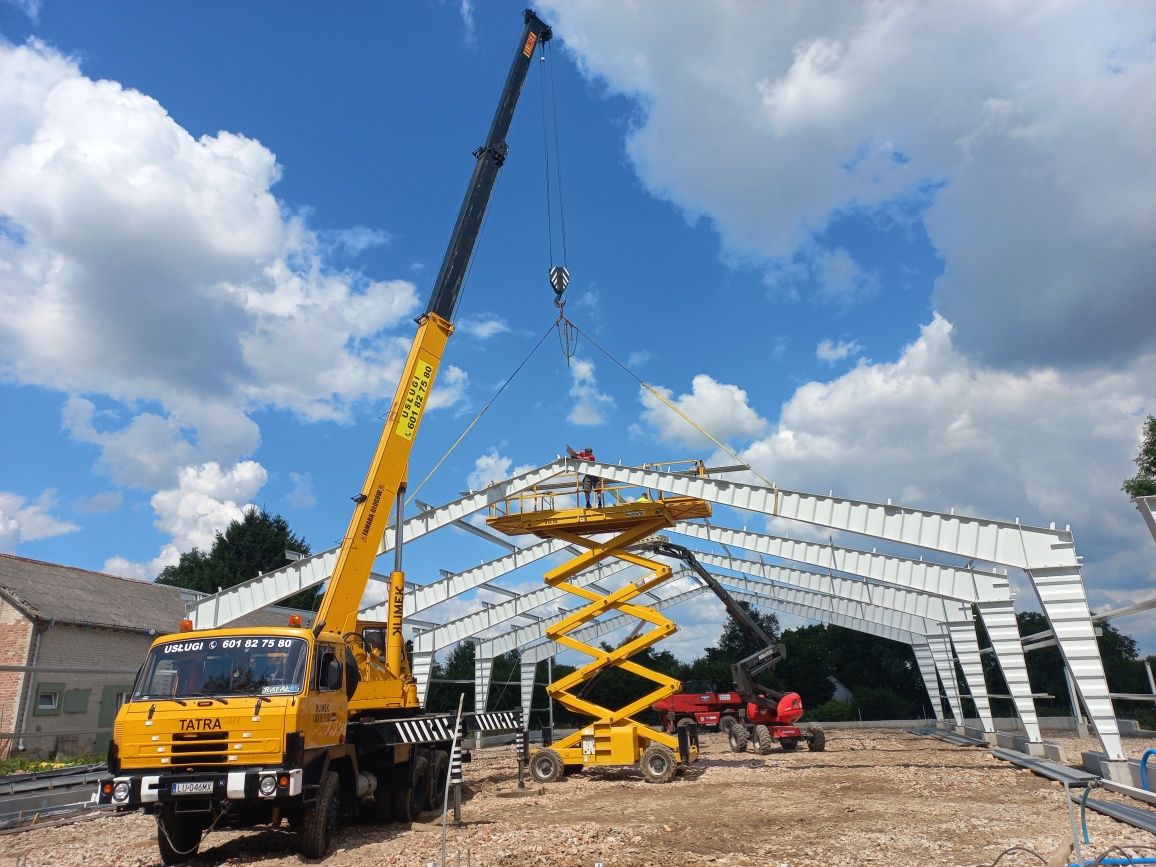 USŁUGI DŹWIGOWE -dźwig, żuraw - 20 ton. Tanio i solidnie!. Zapraszam!.