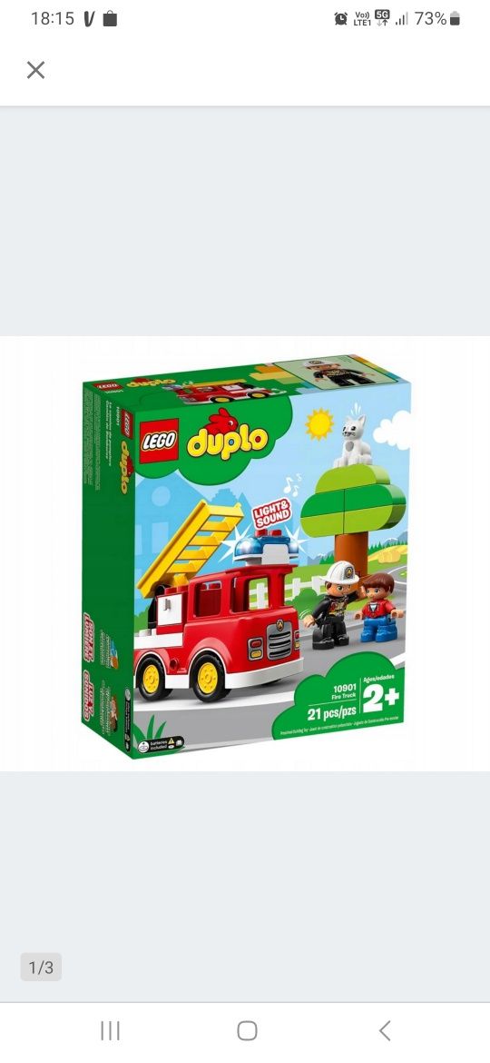 Lego duplo 3 zestawy