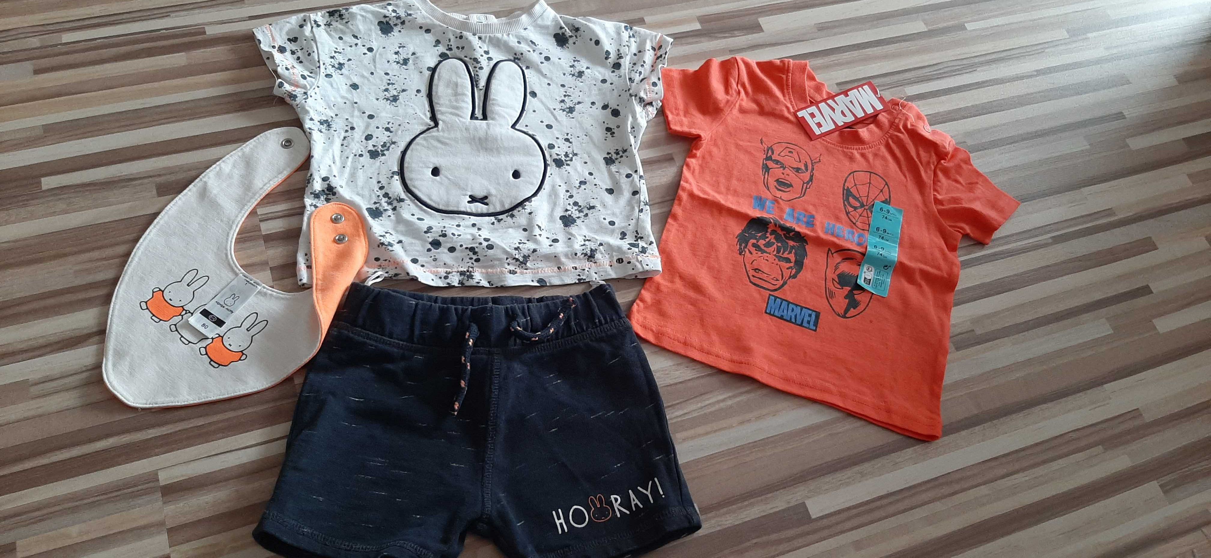 Komplet dla chłopca 80 i T-shirt nowy