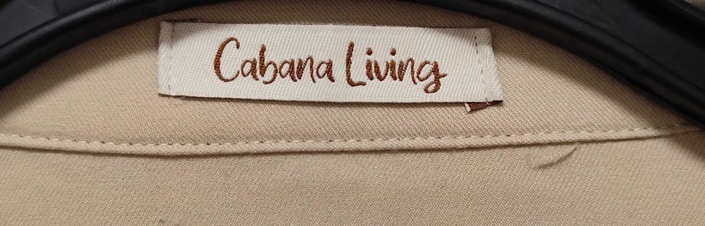 Kurtka Koszula Oversize Beżowa Cabana Living |R. XL/XXL