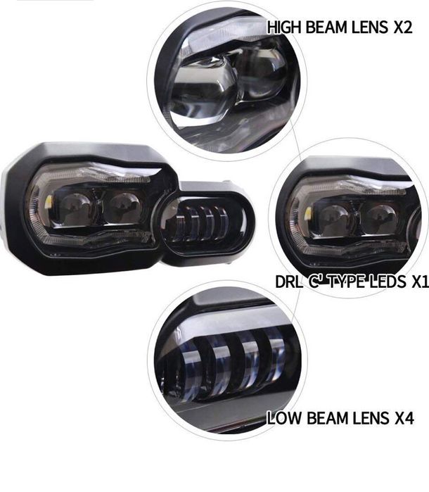BMW Óptica LED para BMW F650GS/F700GS/F800GS F800ADV F800R