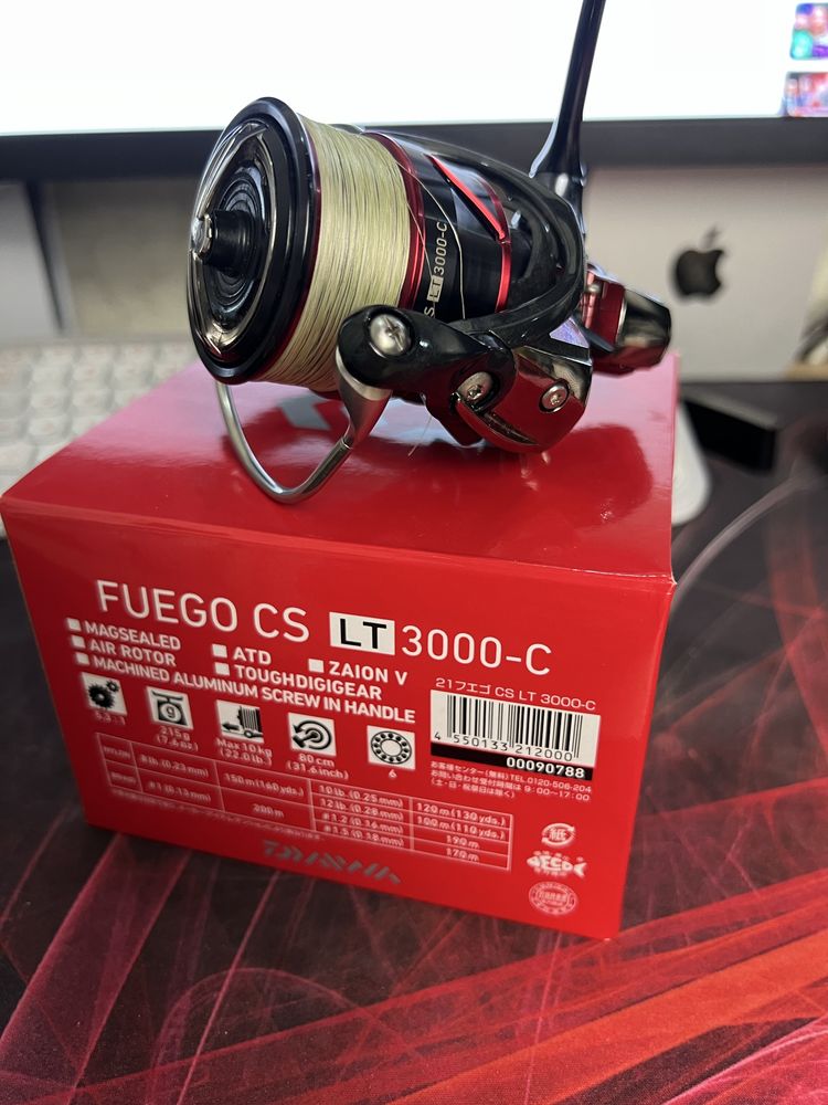 Продам котушку Daiwa Fuego CS LT 3000-C (+ 2 додадкових підшипника)
