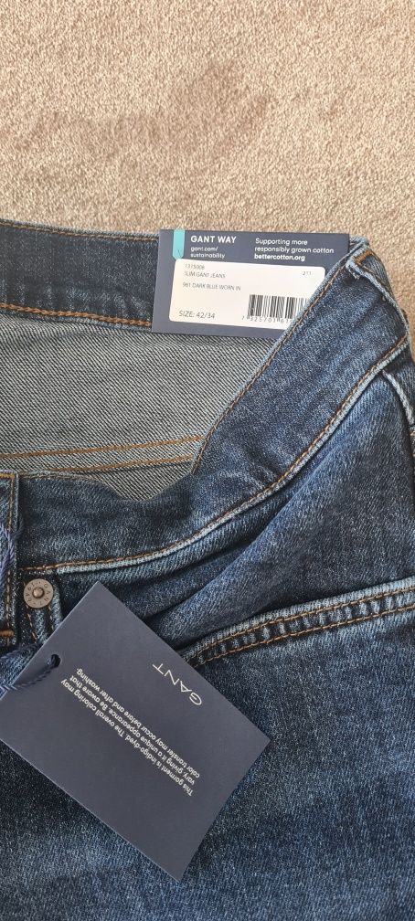 Jeans Gant tam. 42/34 novos