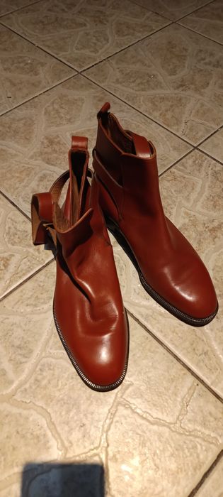 Botki męskie, r.43, włoska skóra PANELLI