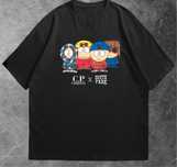 Мужские футболки C.P Company Logo Casual унисекс черные белые новинка