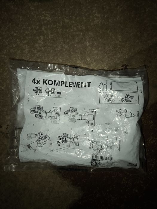 Zawiasy Ikea KOMPLEMENT 302.145.04