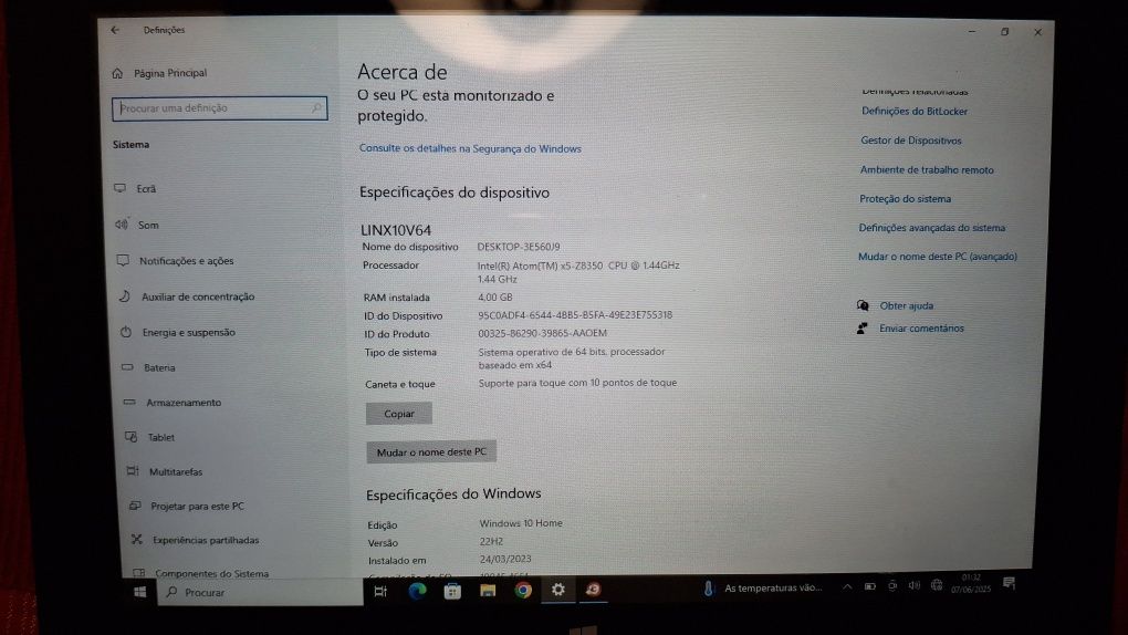 Tablet PC 10" | Intel Atom | 4GB RAM | Windows 10