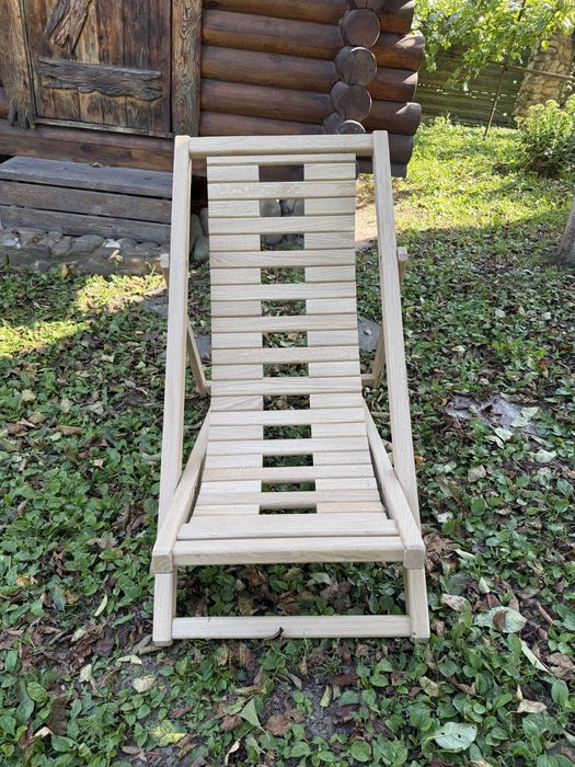 Елітне дубове крісло-лежак