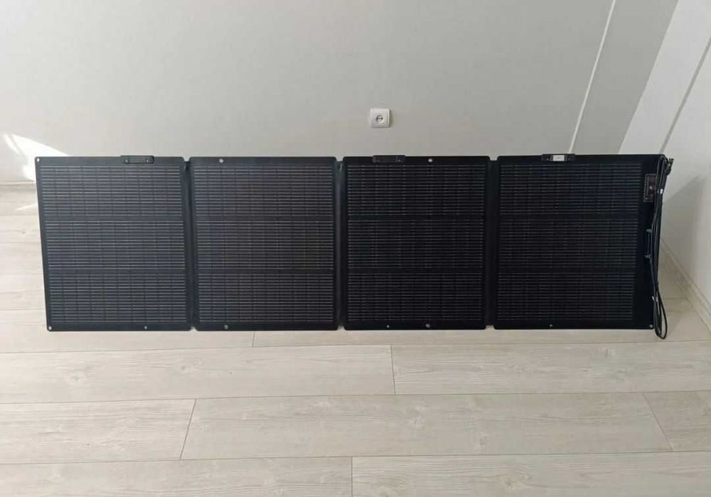 Солнечные складные панели EcoFlow 160–220 с чехлом