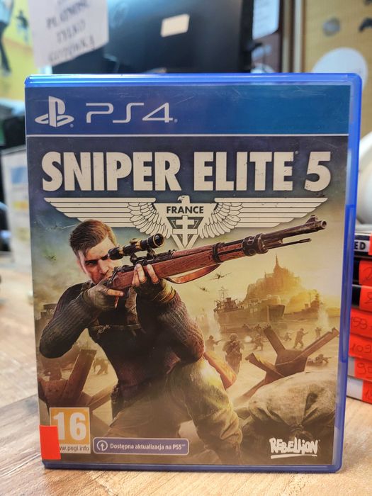 Sniper Elite 5 France PS4 PS5 PL Skup Wymiana SklepRetroWWA