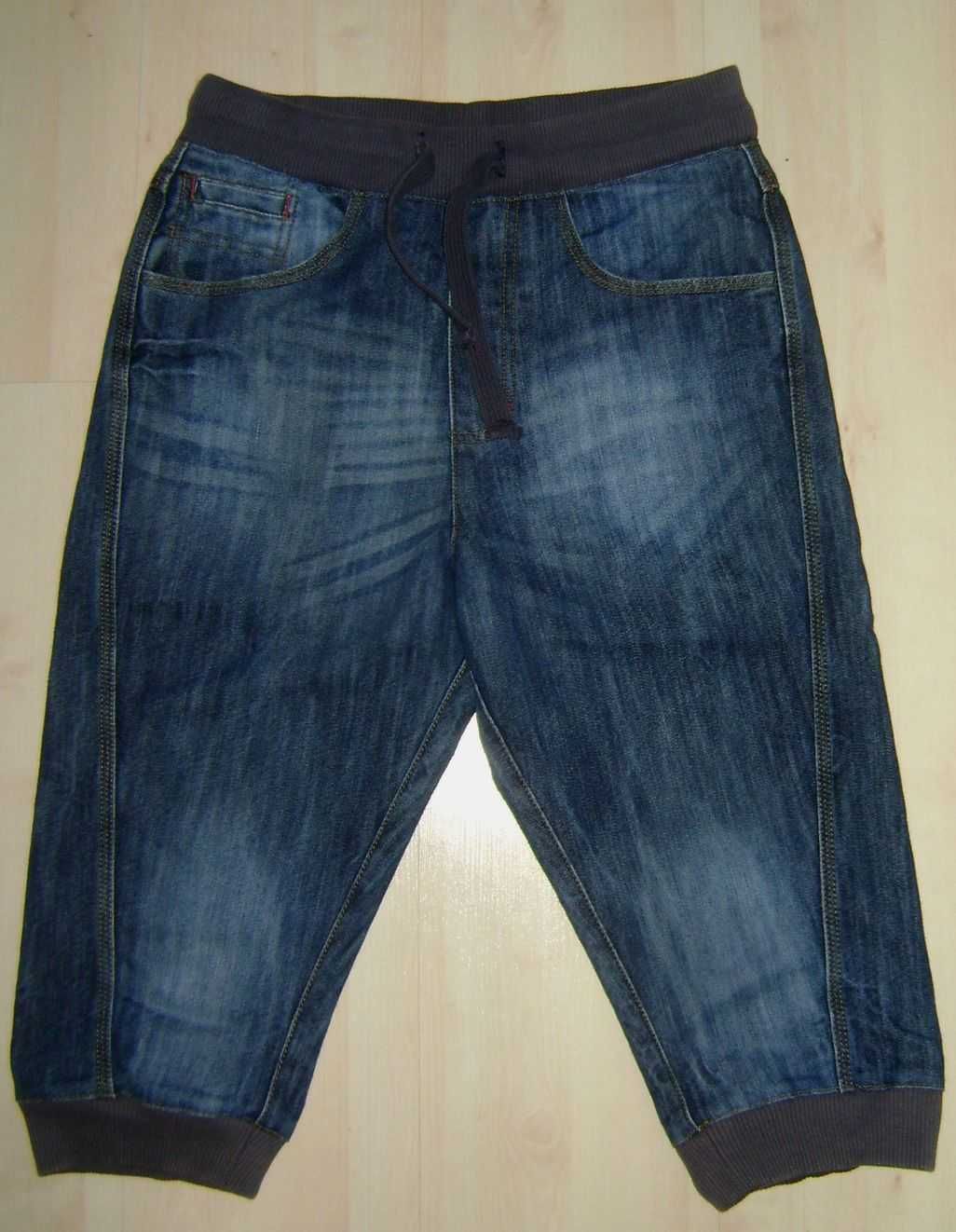 Rybaczki jeans krótkie spodenki szorty  h&m rozmiar S