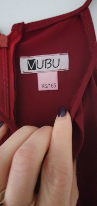 Kombinezon jednoczęściowy bordowy