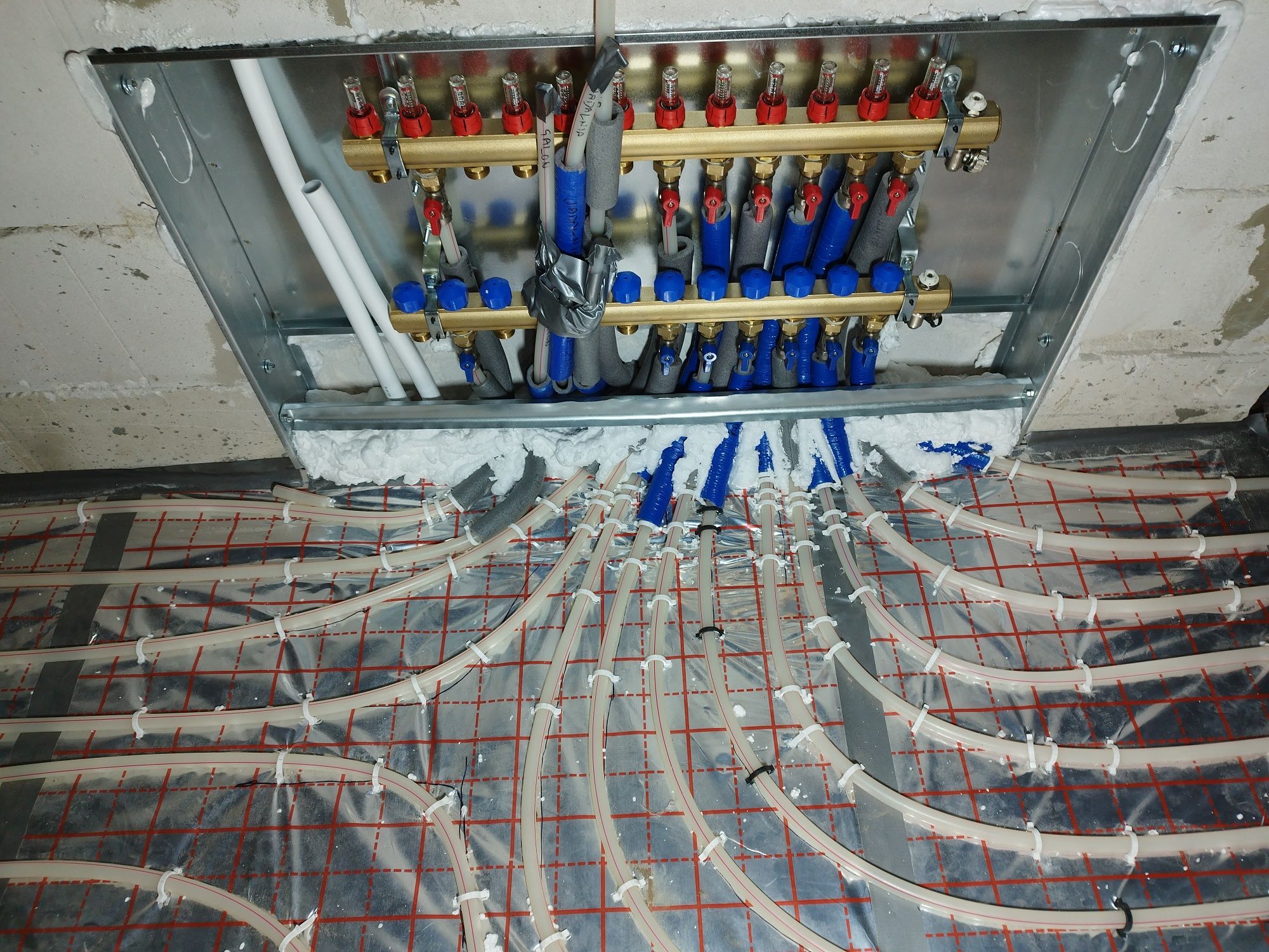Instalacje elektryczne, Wod-kan, C.O. ogrzewanie podlogowe,