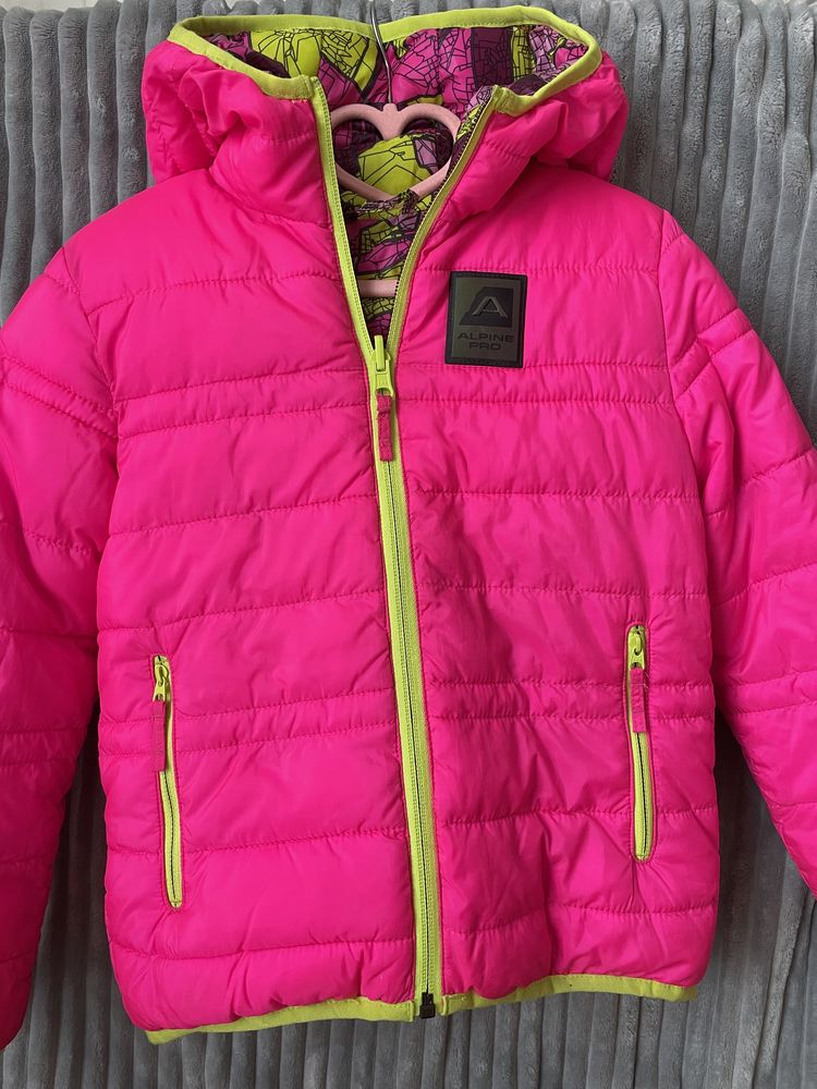 Двостороння куртка alpine pro ildiko для дівчинки. Демі куртка