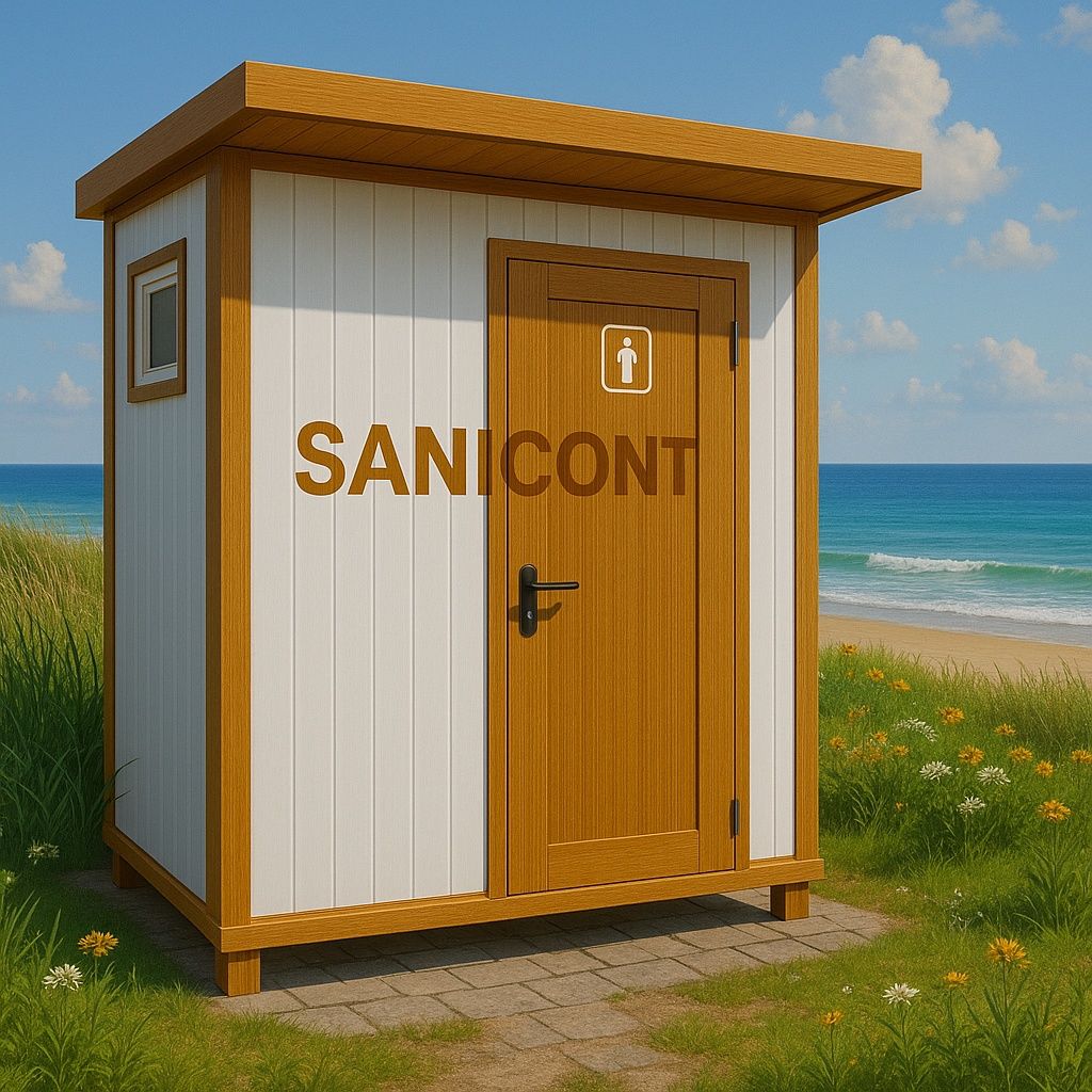Kontener sanitarny W.C prysznic