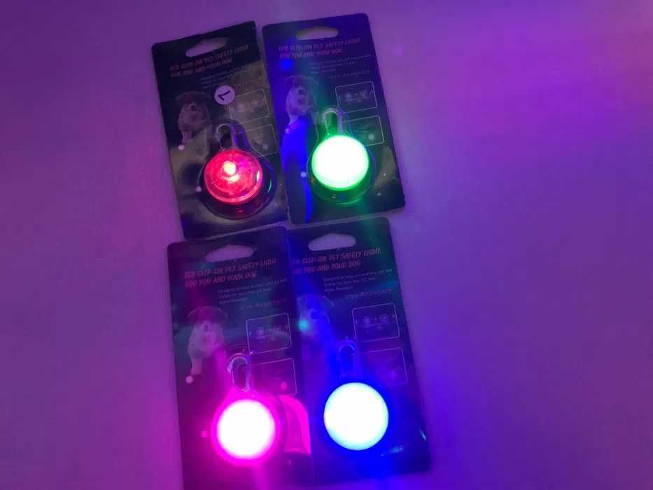 Zawieszka LED Obroża Dla PSA KOTA LAMPKA różne kolory