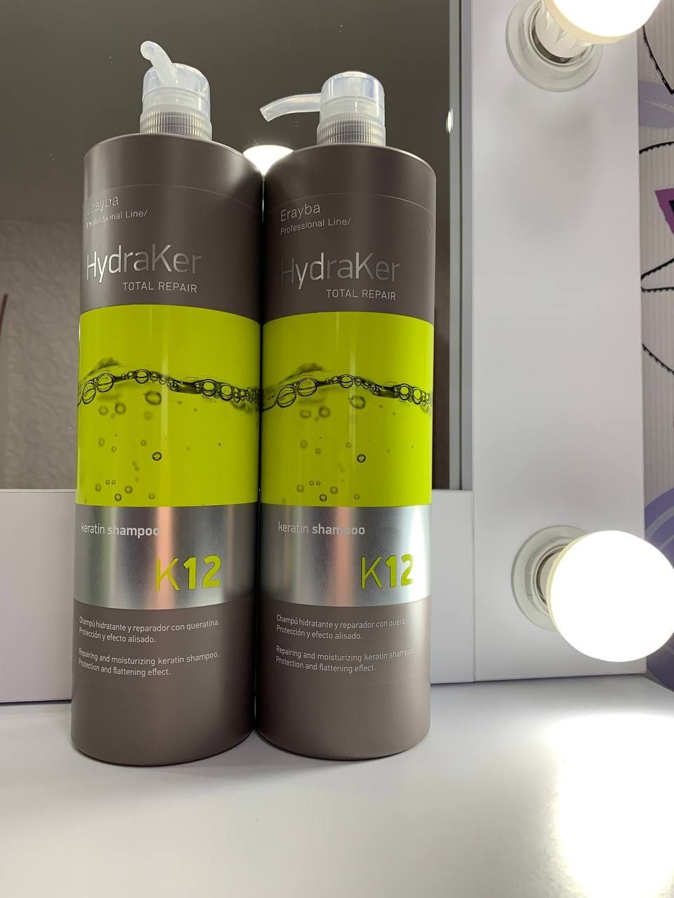 Шампунь Erayba HydraKer K12 Keratin Shampoo  250 мл, 1000 мл,