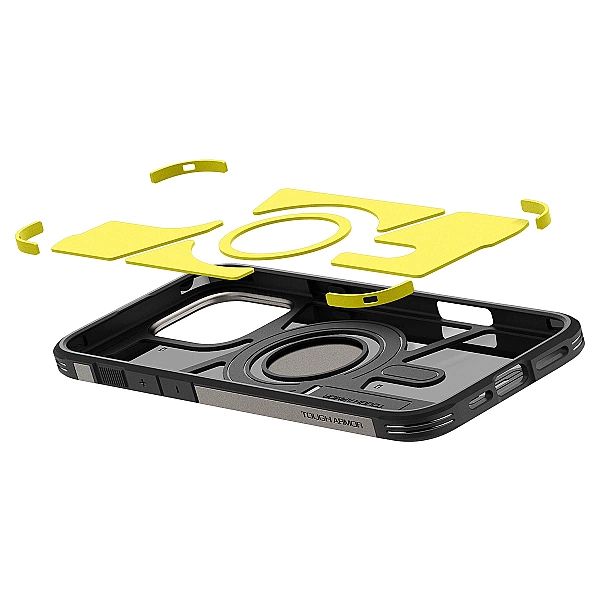 Etui Spigen Tough Armor MagSafe z podstawką na iPhone 16 Pro Max - gun