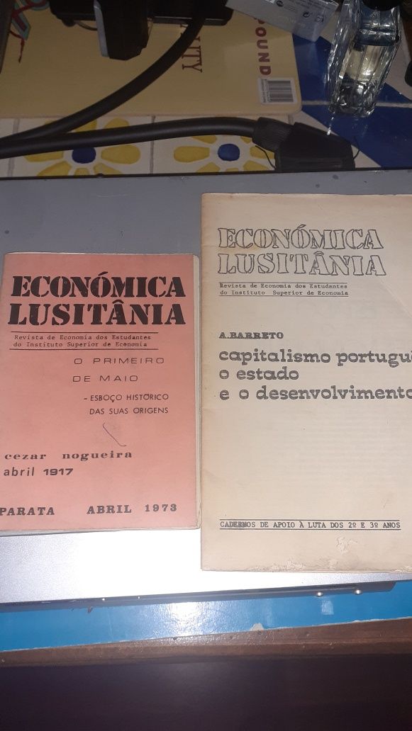 Publicações políticas MES Economa Lusitânia anos 70