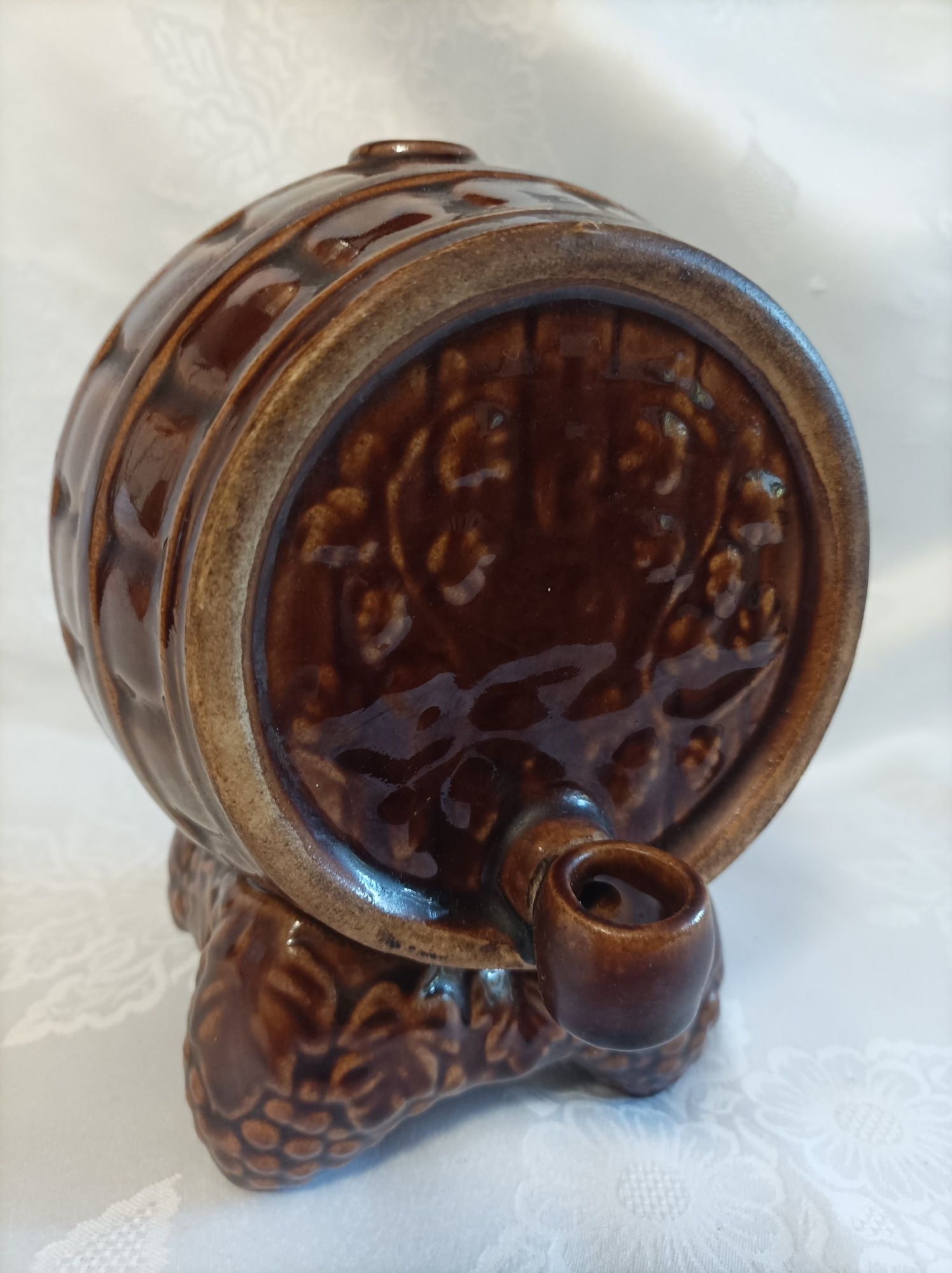 Beczka  dekoracyjna stara ceramika