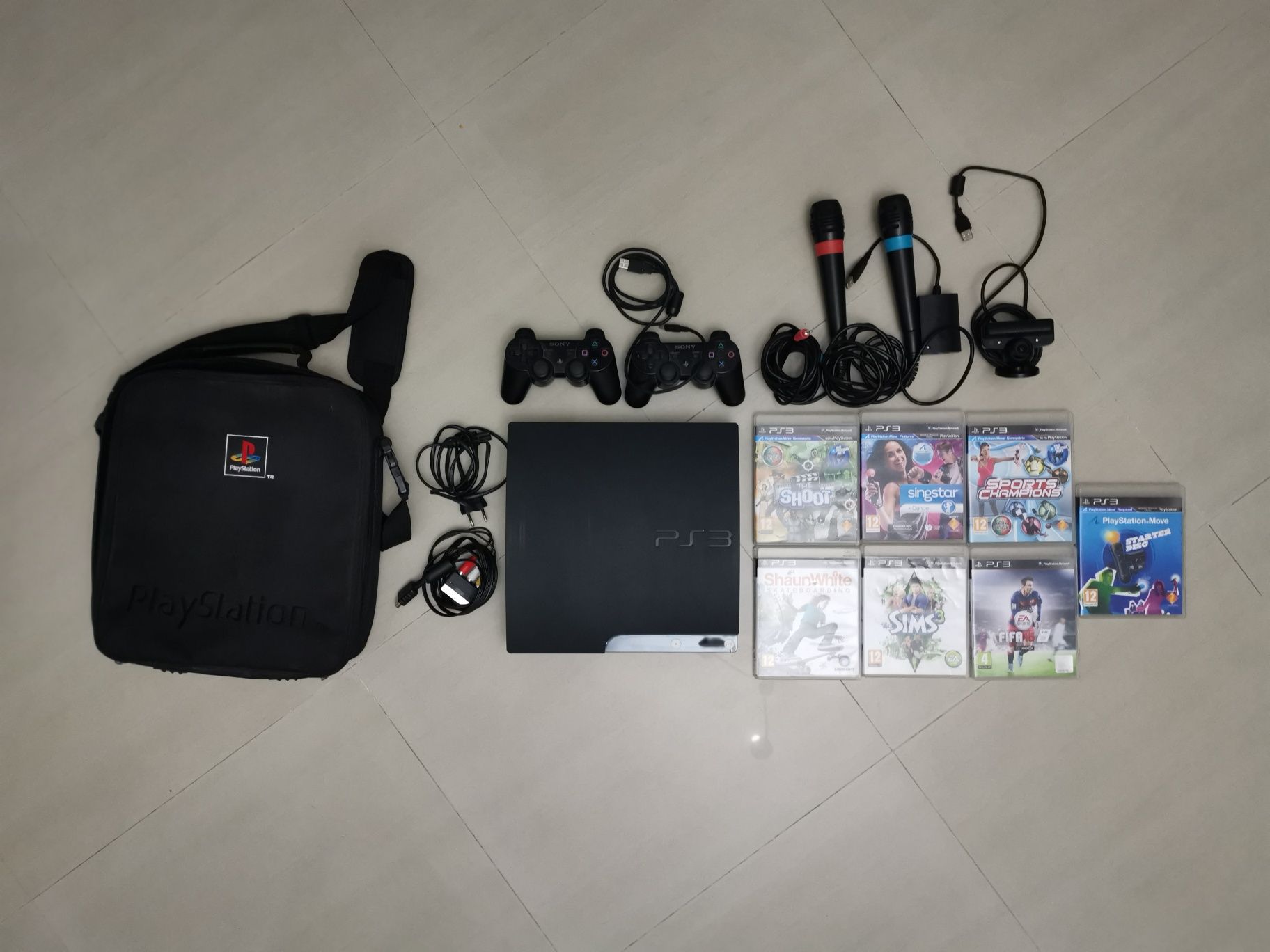 Vendo playstation 3 + jogos e acessórios