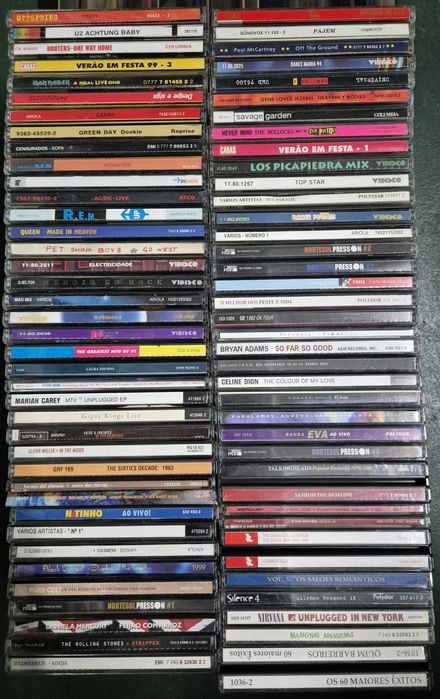 Coleção de +50 CDs Originais de Rock, Pop, Alternativa