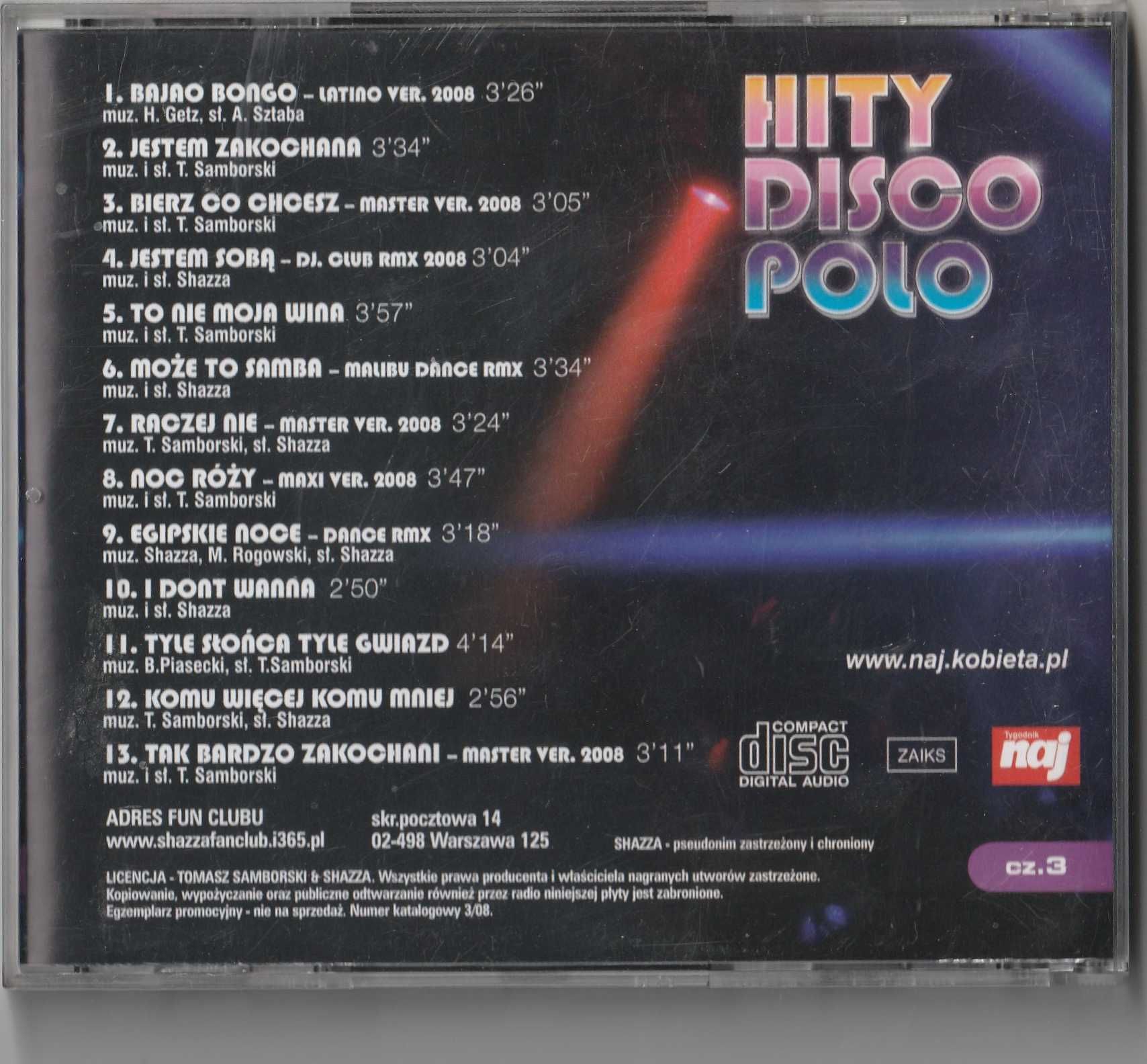 Shazza Hity Disco Polo The best of CD