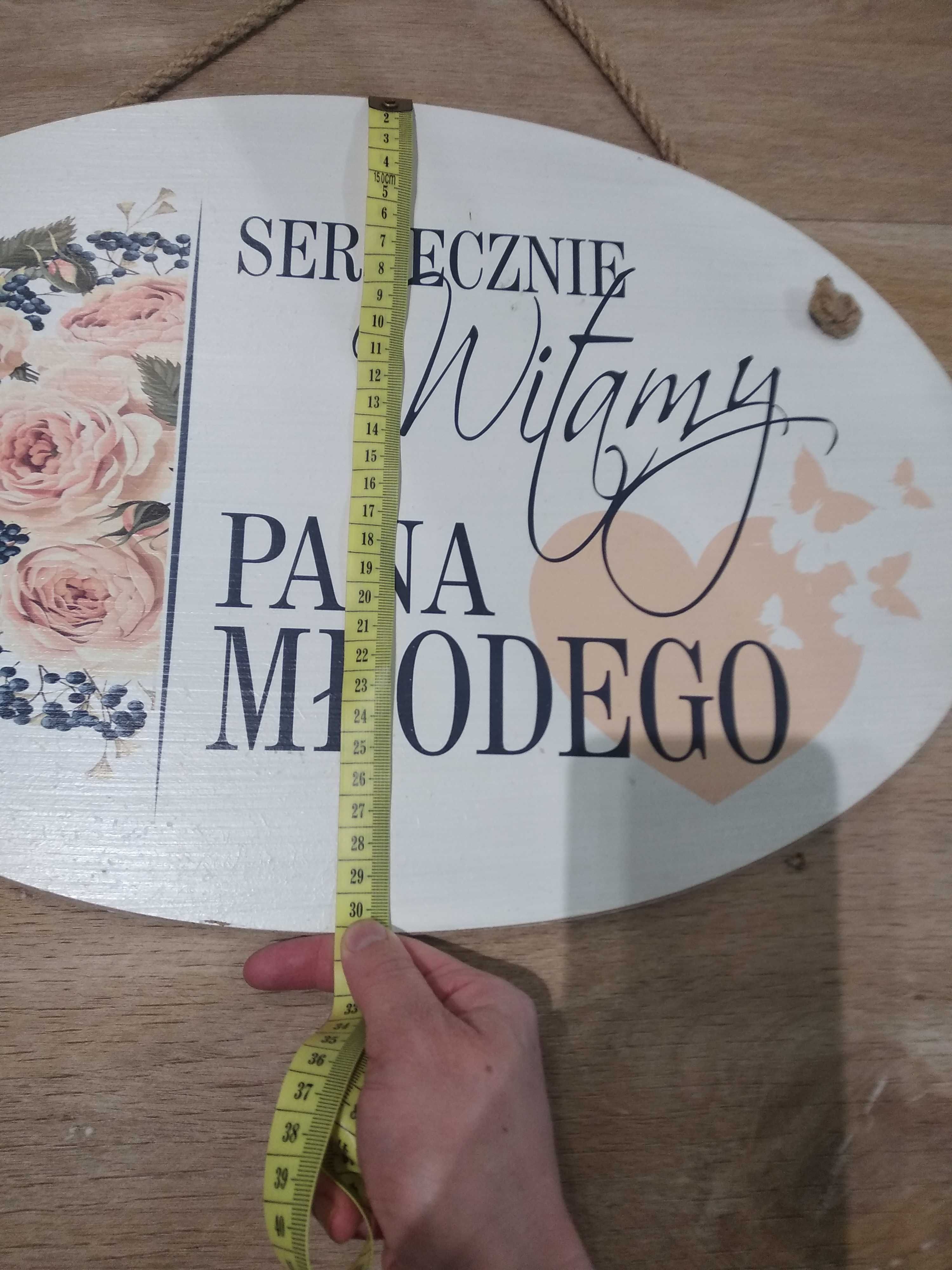 Tabliczka Witamy Pana Młodego