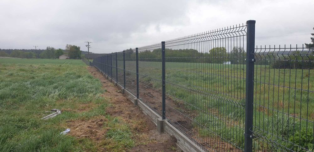 Montaż ogrodzenia panelowe betonowe
