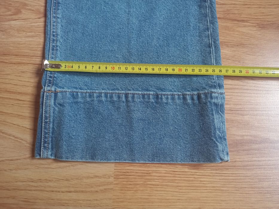 Spodnie jeansowe wide leg cropped H&M 36