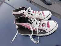 Converse Chuck Taylor All Star Two Fold High-top preto/ rosa