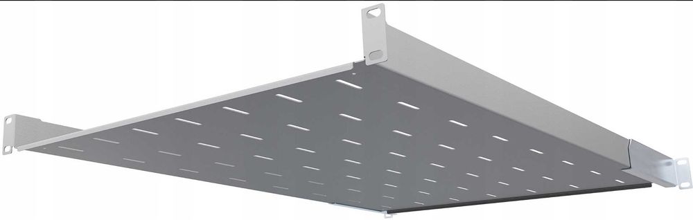 Półka RACK 19" 1U 750mm Regulowana 750-910 mm do Szaf RACK Stalflex