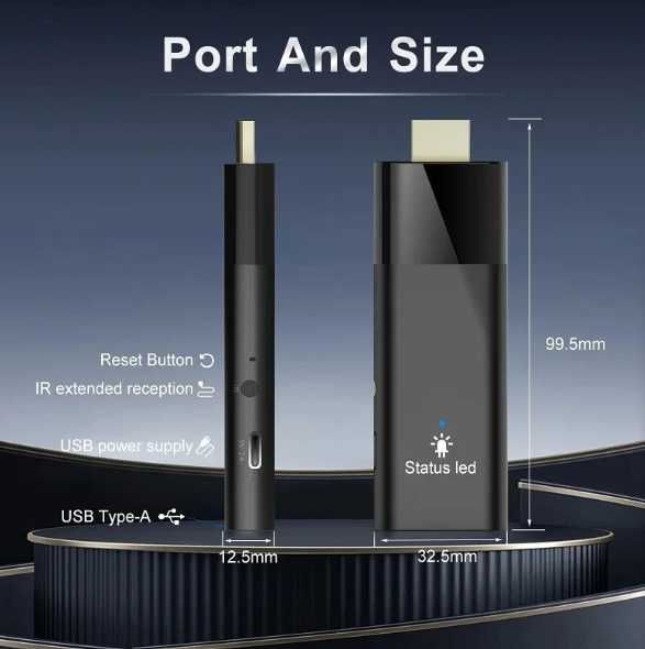 Android TV box - SMART TV - 4GB/64GB - Sklep Play - WiFi - Internet