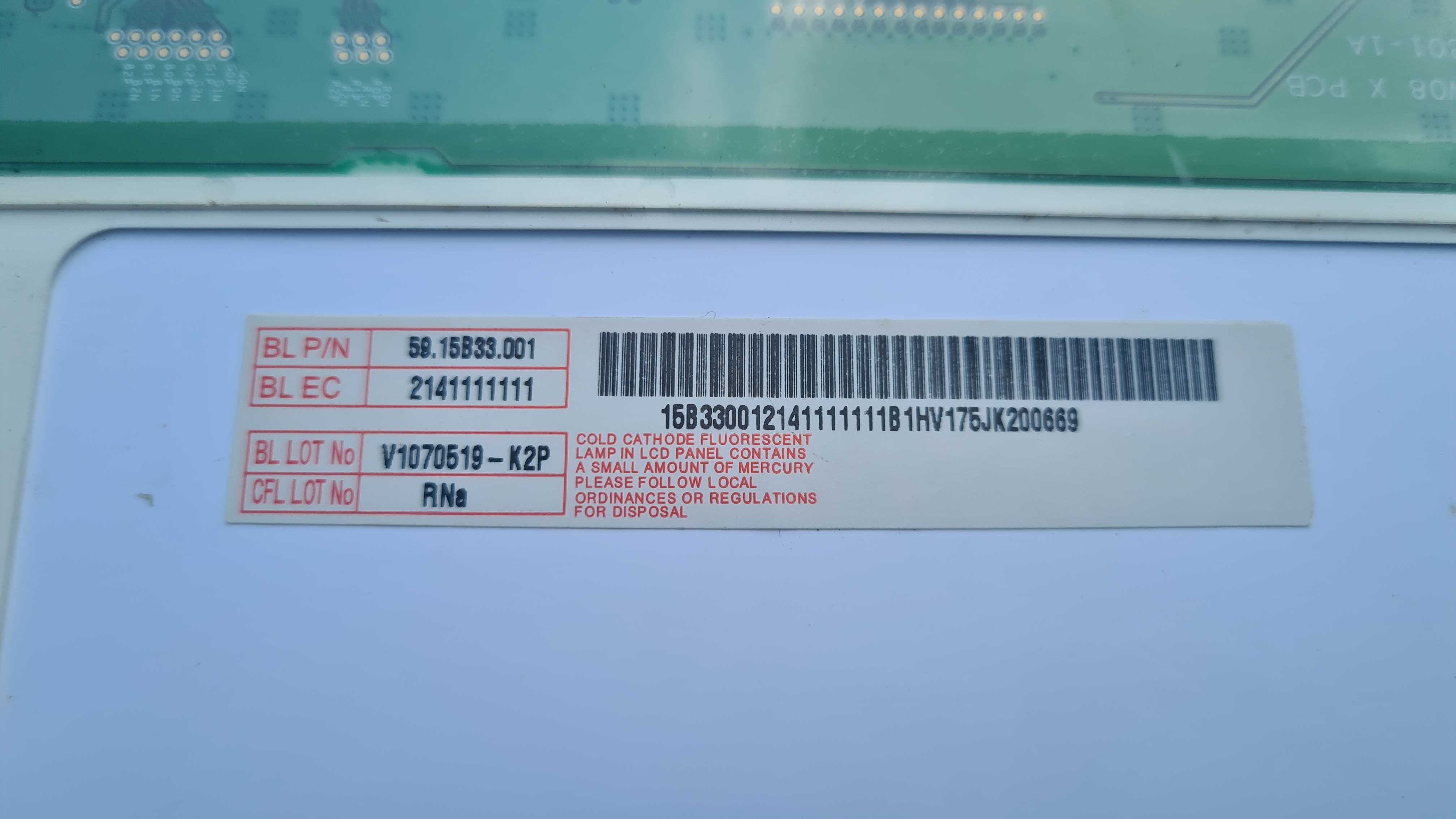 Matryca błyszcząca B154EW08