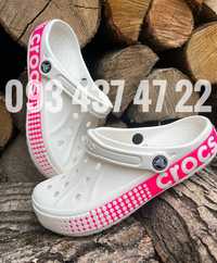 Лідер Продажів Crocs Bayaband Logo Motion White Жіночі Крокси Сабо