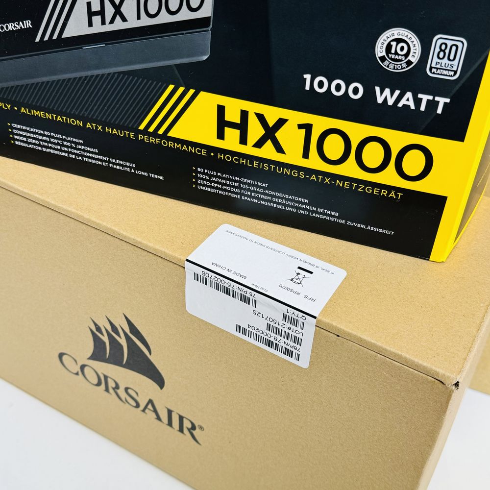 Новий Блок живлення Corsair HX1000 1000W