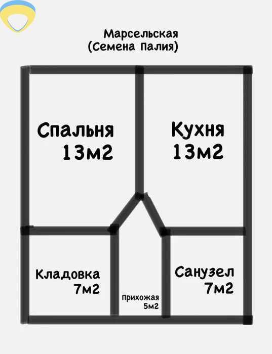 1-комнатная Марсельская ЖК Острова
(Мадагаскар)