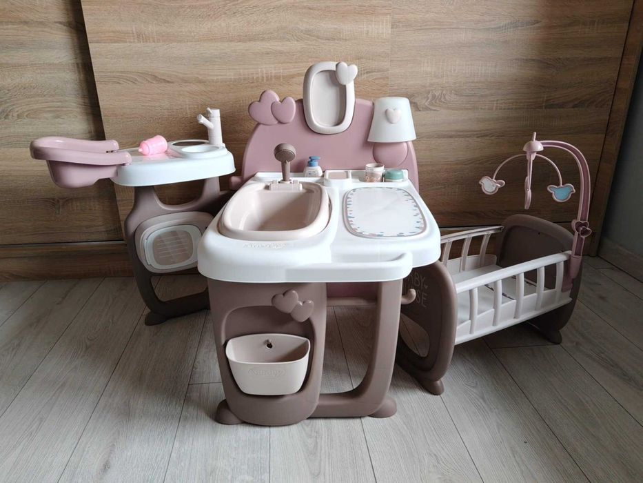 Smoby Baby Nurse - Kącik opiekunki Dla lalki łóżeczko wanienka