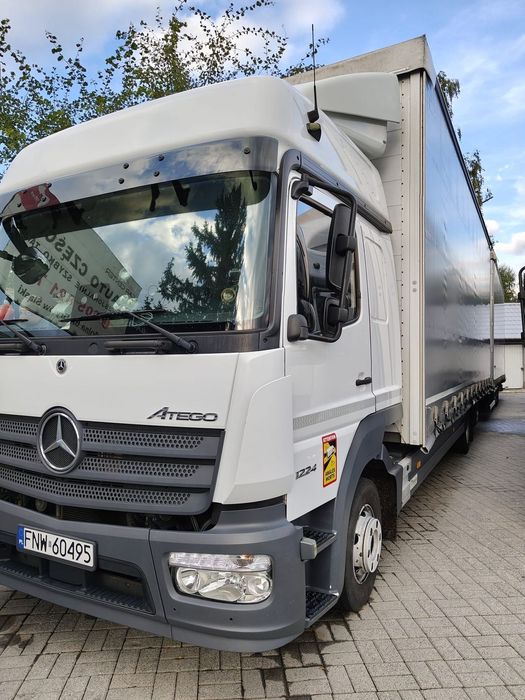 Mercedes-Benz Atego 1224  Mercedes Atego 1224 rok 2021 -zestaw 7,7+7,7
