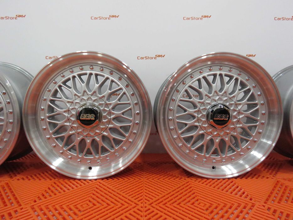 Jantes Look BBS RS 17 x 7.5 et 35 4x100 e 4x108 Silver