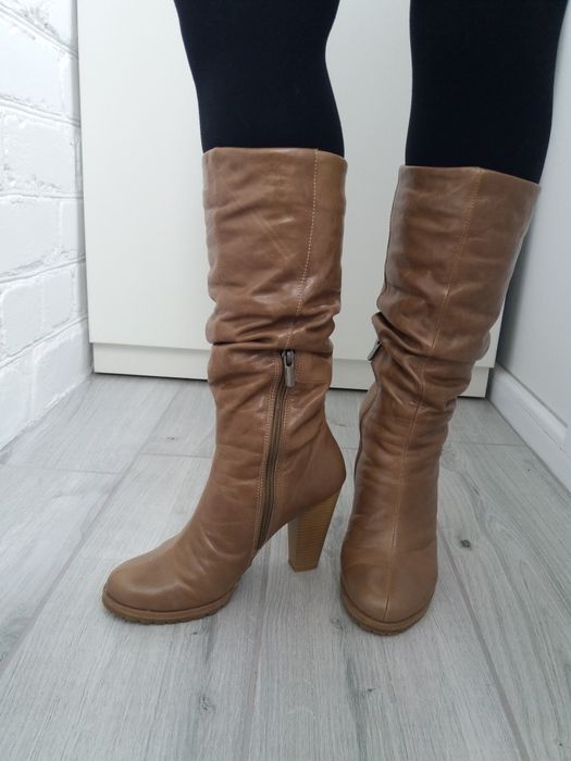 Сапоги зимние из натуральной кожи