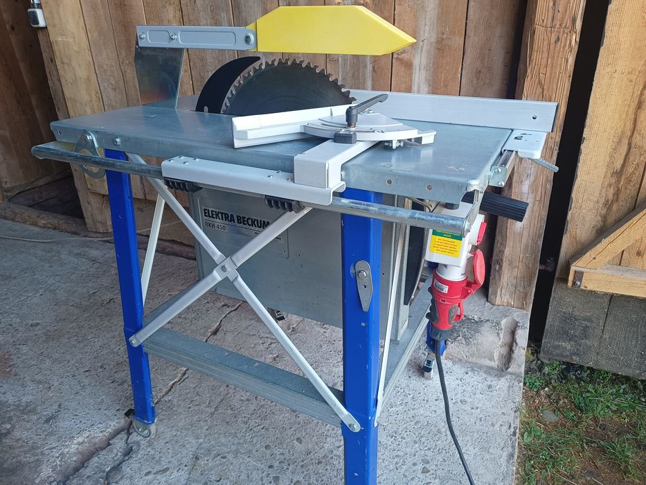 Piła stołowa 5,5 kW krajzega 400v cerkularka cyrkularka cerkulatka