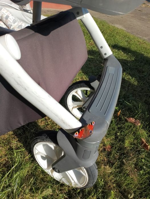 Wózek 2 w 1 pompowane koła