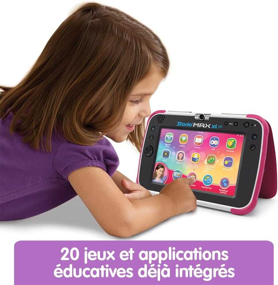 VTech Tablet Storio Max XL 2. różowy – 7 cali – wersja francuska