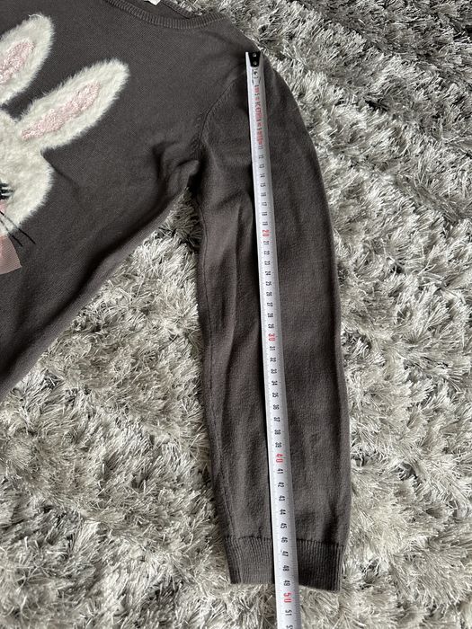 H&M sweterek puszysty krolik poekny 134/140