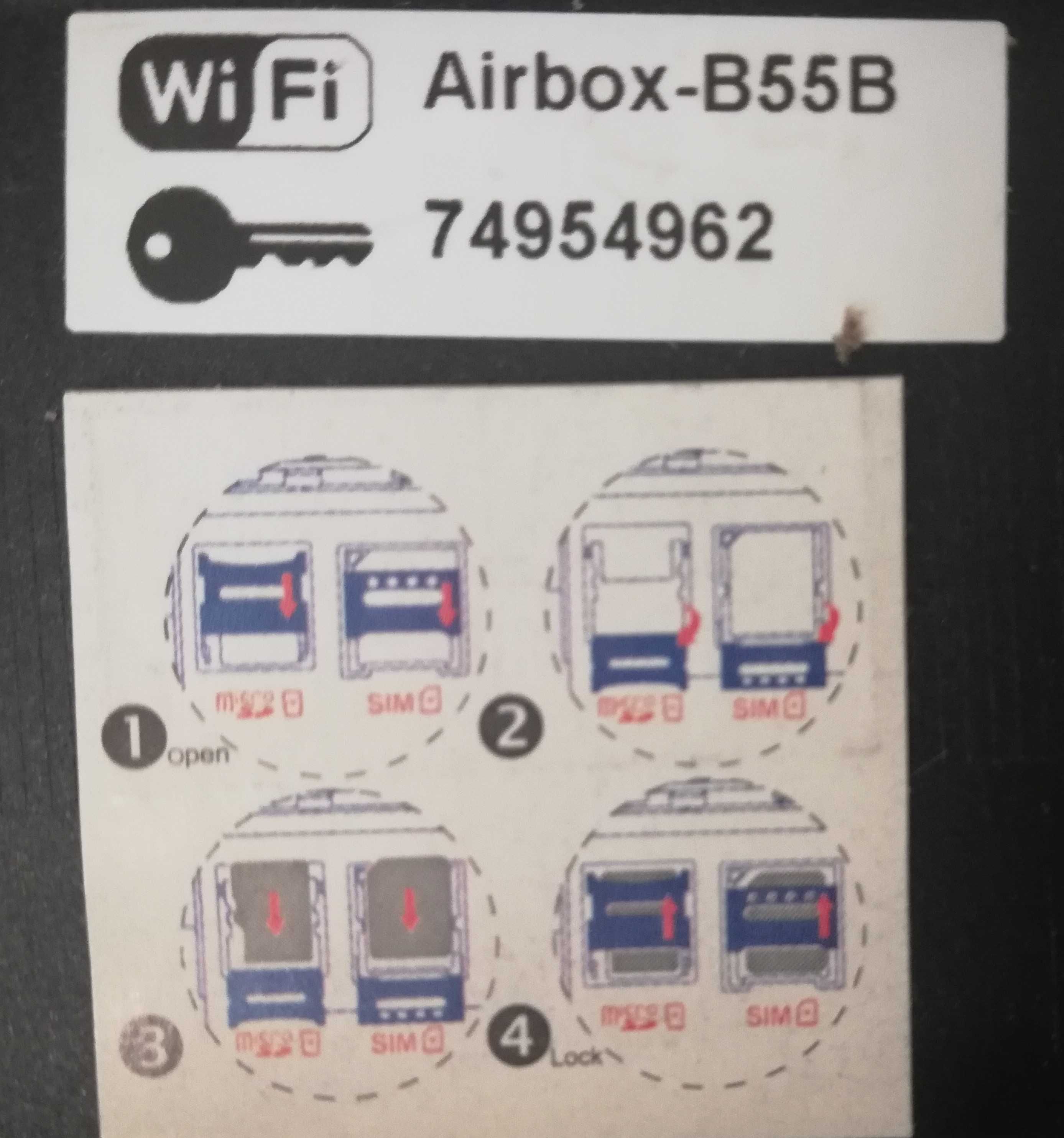 Kieszonkowy router LTE/WiFi  Alcatel Airbox MV40V na kartę SIM.
