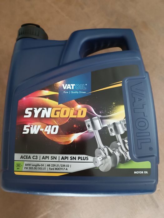 Vatoil 5w40 Syngold 4л.